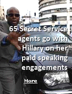 Why don't we just pay Hillary to stay home, and save the American taxpayers a fortune? Imagine what it costs to send 65 Secret Service agents with her and pay for hotels, meals, and transportation?